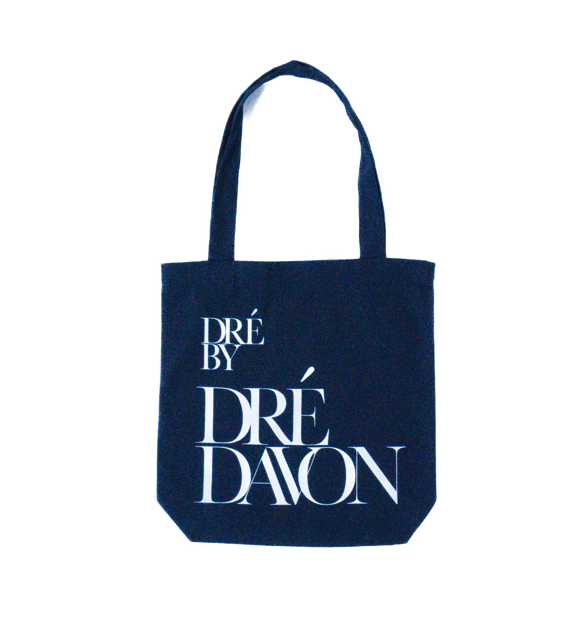 Navy Signature Logo Tote Bag – Dré Davon