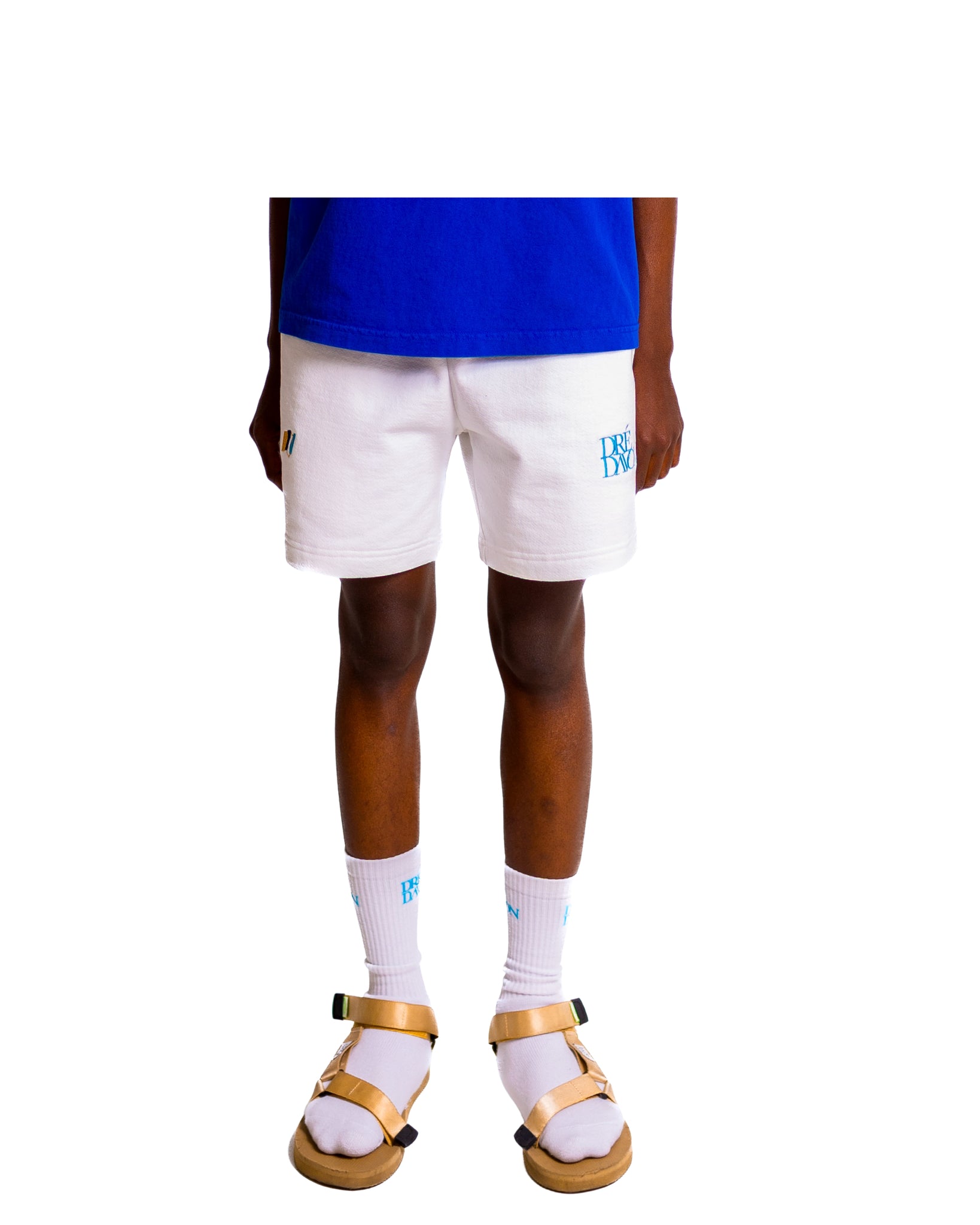 Signature White Shorts