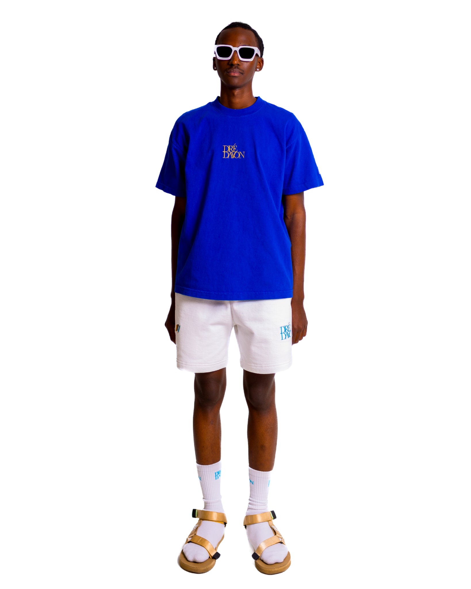 Signature Zaffre Mock Neck Tee